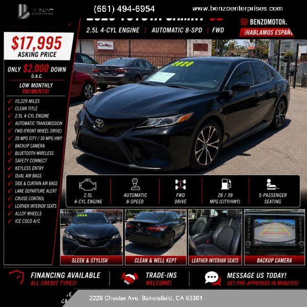 2020 Toyota Camry SE for sale in Bakersfield, CA