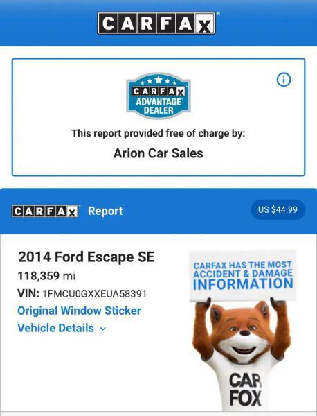 2014 Ford Escape SE