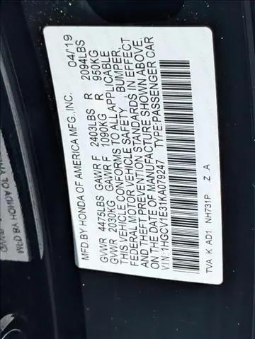 2019 Honda Accord Sport