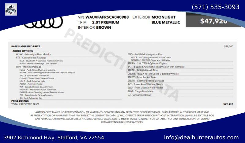 2012 Audi A5 2.0T Premium for sale in Stafford, VA
