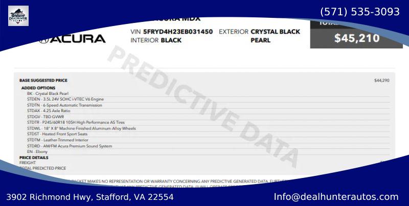2014 Acura MDX Base for sale in Stafford, VA