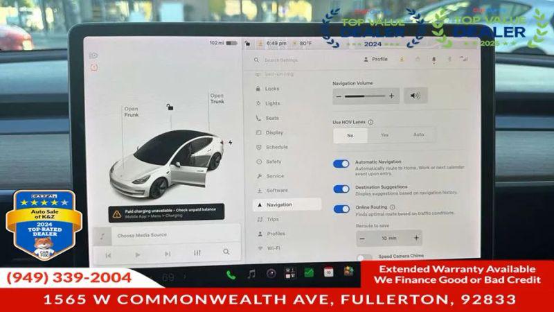 2021 Tesla Model 3 Standard Range Plus Rear-Wheel Drive