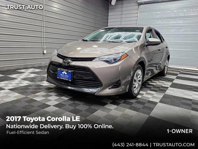 2017 Toyota Corolla LE for sale in Sykesville, MD