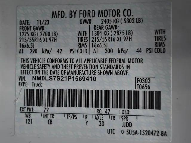 2023 Ford Transit Connect XL Cargo Van
