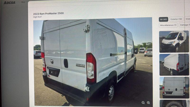 2023 Ram ProMaster 2500 Cargo Van High Roof 159" WB