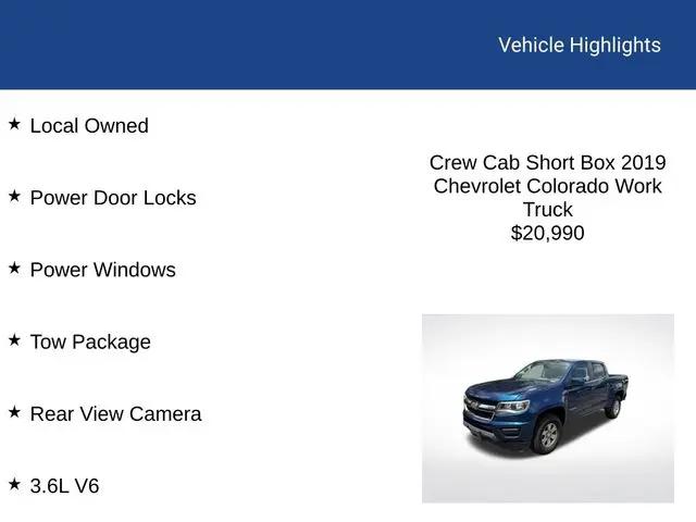 2019 Chevrolet Colorado WT
