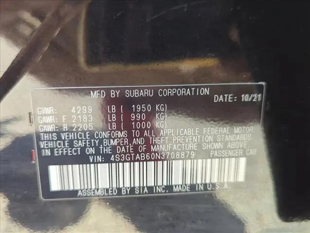 2022 Subaru Impreza Base 5-Door