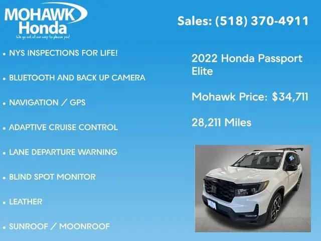 2022 Honda Passport AWD Elite