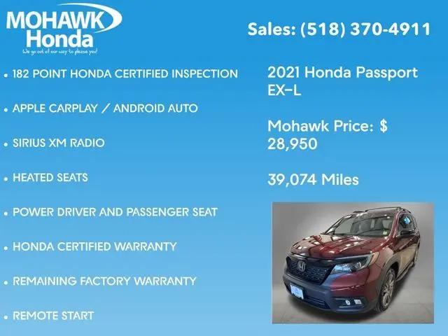 2021 Honda Passport AWD EX-L