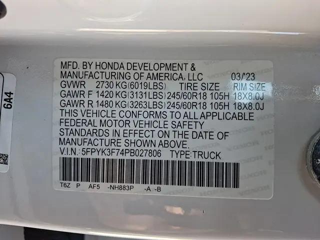 2023 Honda Ridgeline RTL-E