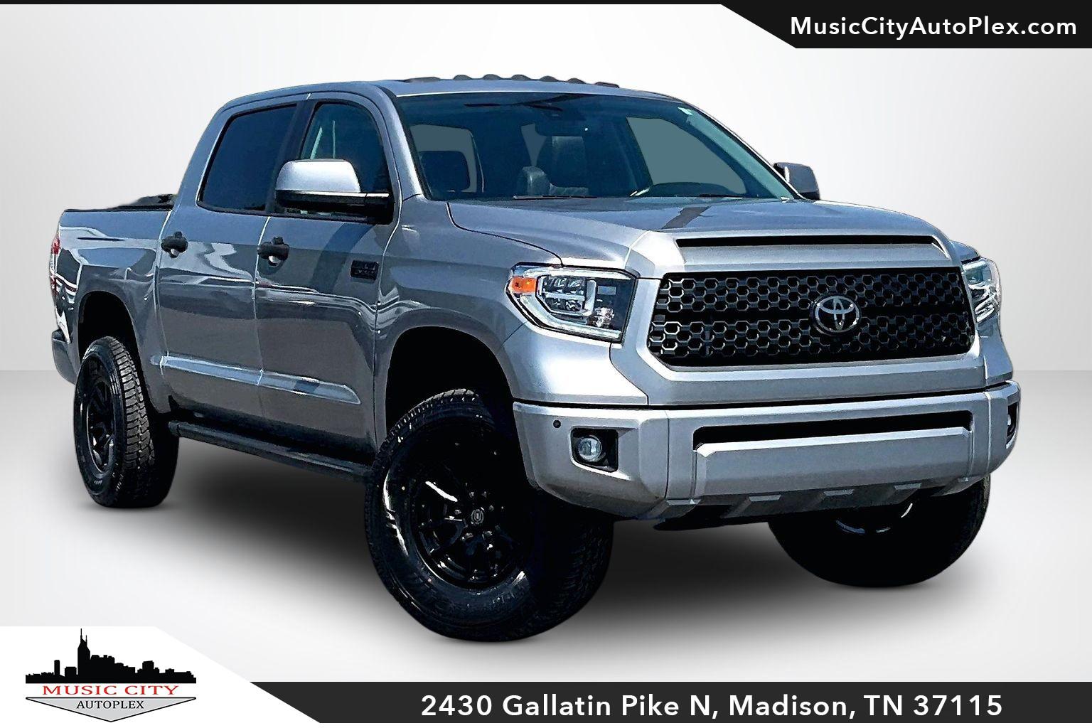 Silver Sky Metallic 2021 Toyota Tundra Platinum CrewMax 4WD Pickup Truck Four-Wheel Drive Automatic