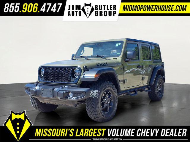 2025 Jeep Wrangler 4-Door Willys 4x4 for sale in Linn, MO