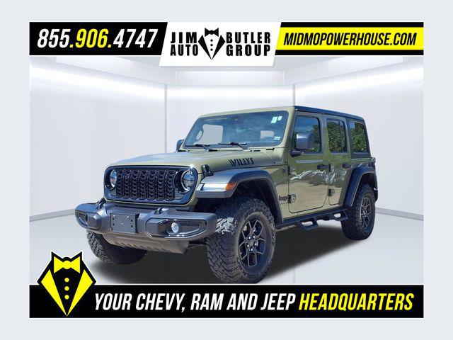 2025 Jeep Wrangler 4-Door Willys 4x4 for sale in Linn, MO