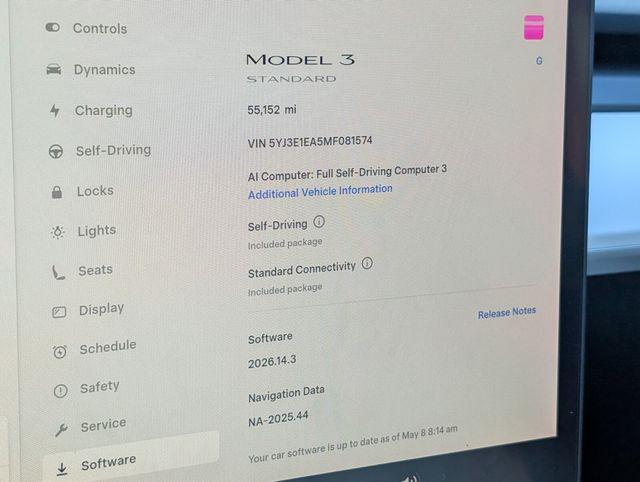 2021 Tesla Model 3 Standard Range Plus Rear-Wheel Drive