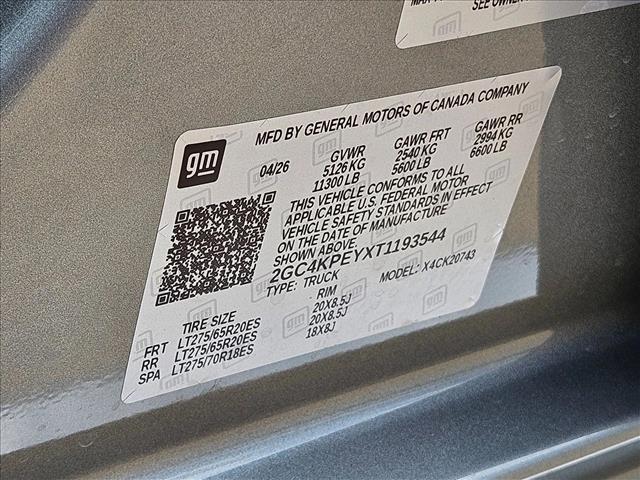 2026 Chevrolet Silverado 2500HD Crew Cab, Standard Bed, LTZ, 4WD