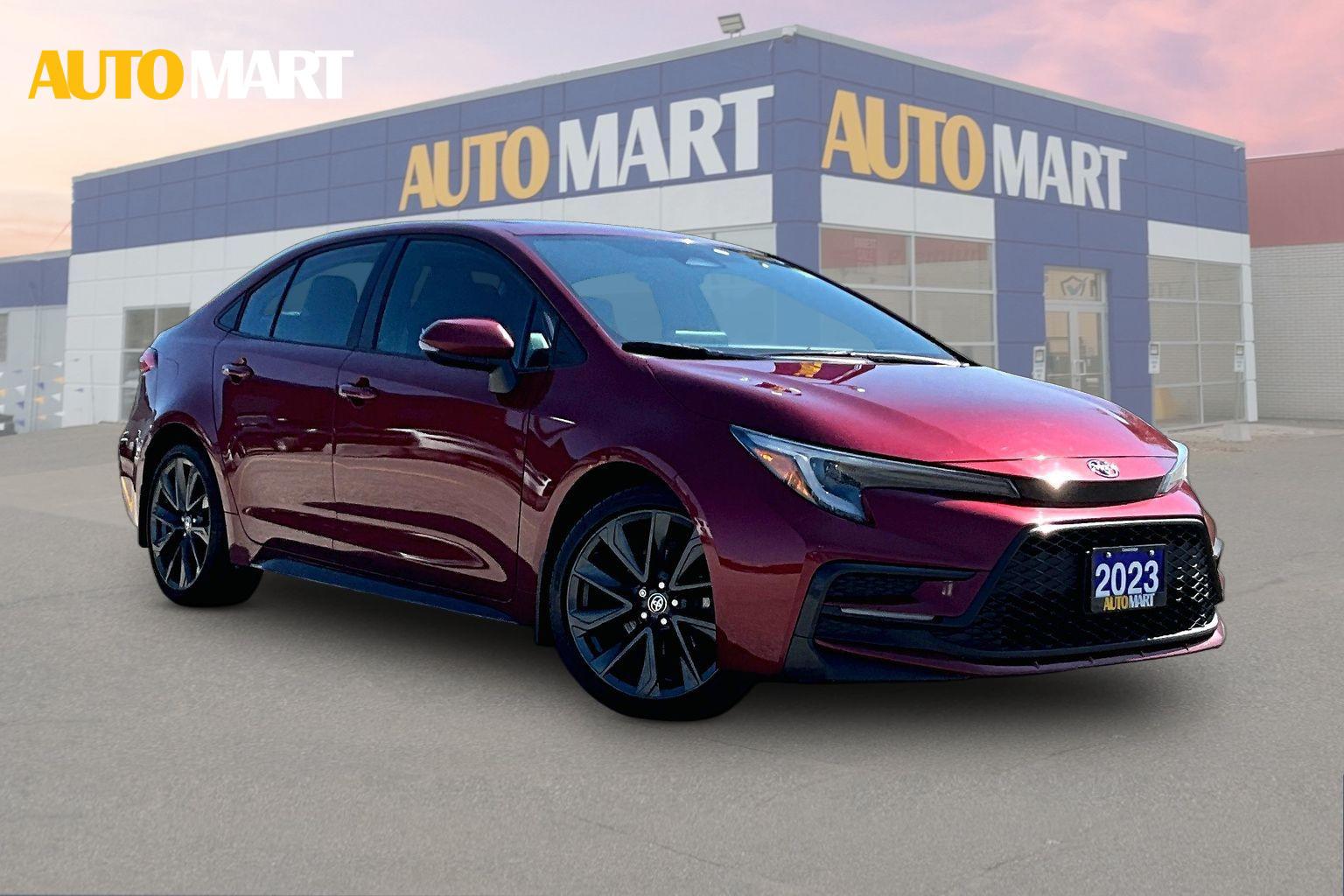 Red (Ruby Flare Pearl) 2023 Toyota Corolla SE FWD Sedan Front-Wheel Drive Automatic