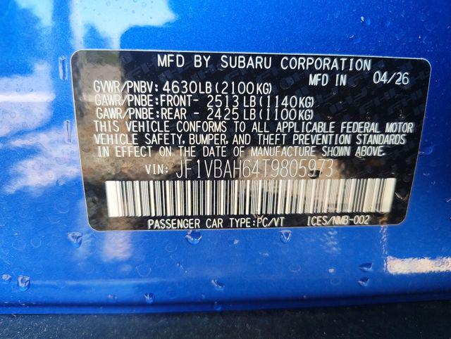 2026 Subaru WRX Premium