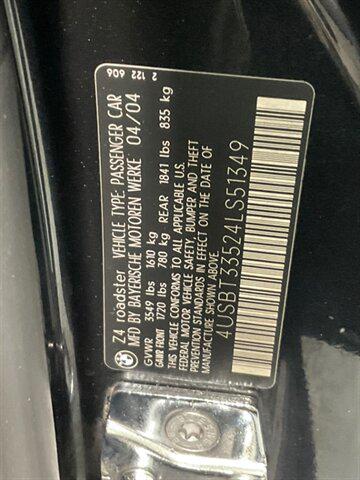2004 BMW Z4 2.5i