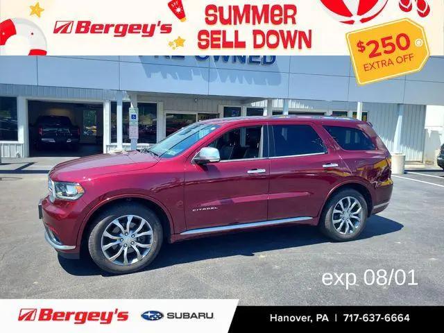 2016 Dodge Durango Citadel Anodized Platinum for sale in Hanover, PA