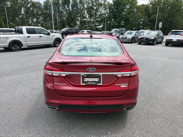 2018 Ford Fusion Platinum
