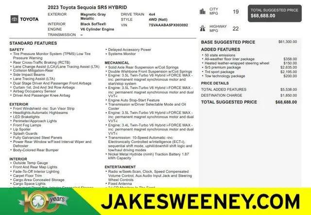 2023 Toyota Sequoia for sale near Cincinnati, OH