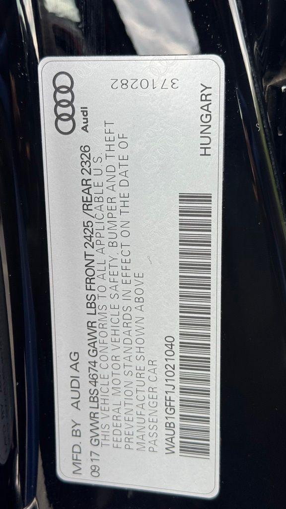 2018 Audi S3 quattro
