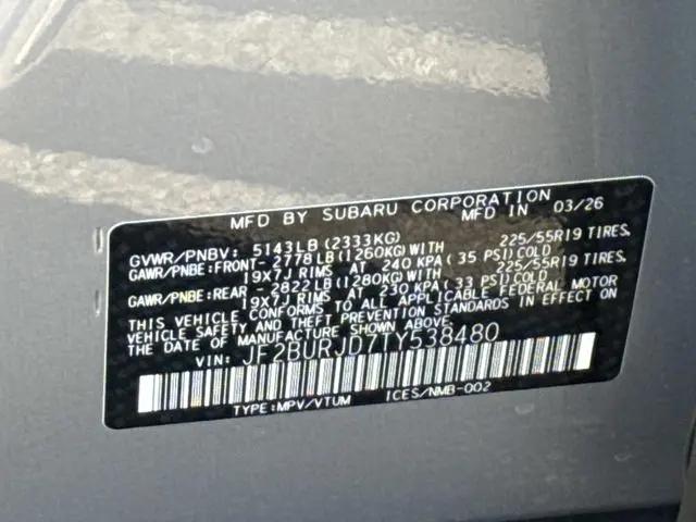 2026 Subaru Outback Touring XT