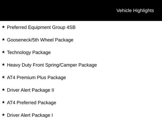 2023 GMC Sierra 3500HD 4WD Crew Cab Standard Bed AT4