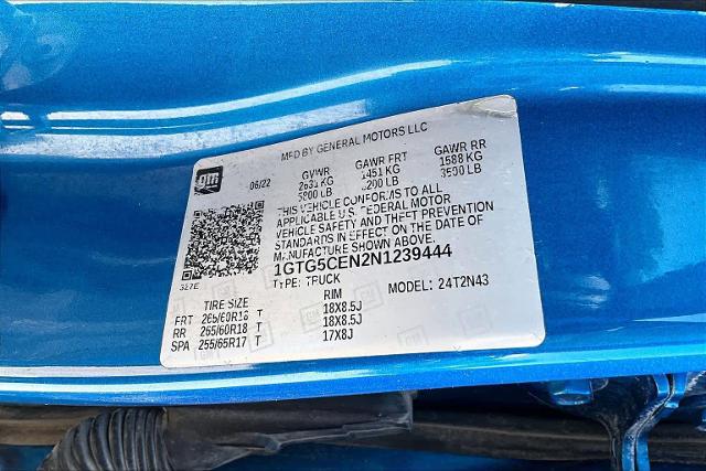 2022 GMC Canyon 2WD Crew Cab Short Box Elevation