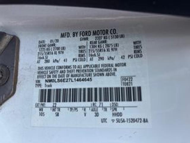 2020 Ford Transit Connect XL Cargo Van