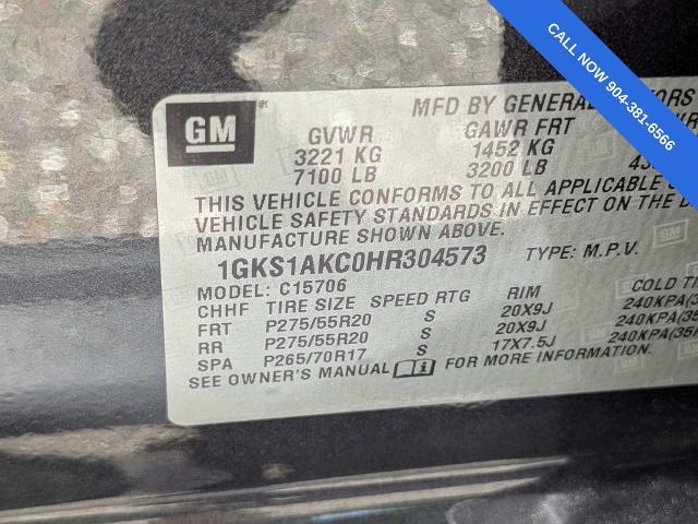 2017 GMC Yukon SLE
