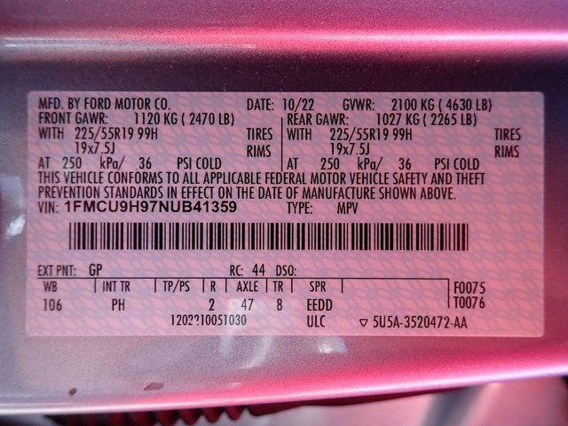 2022 Ford Escape SEL