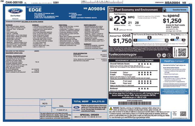 2021 Ford Edge Titanium