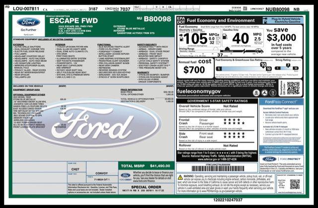 2022 Ford Escape SEL Plug-In Hybrid