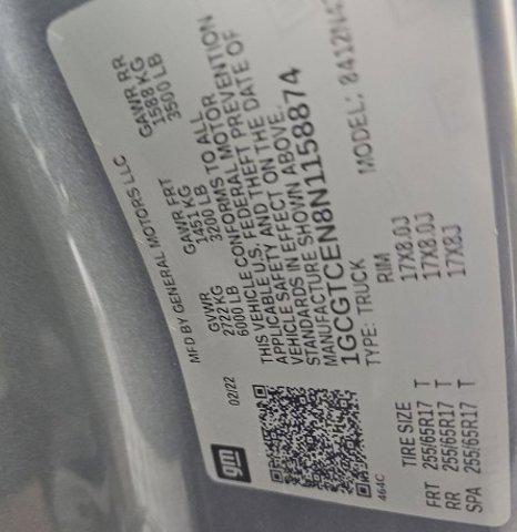 2022 Chevrolet Colorado 4WD Crew Cab Short Box LT