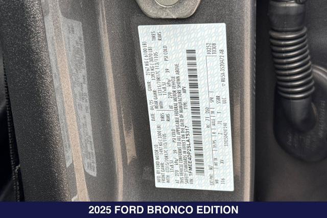 2025 Ford Bronco Heritage Edition