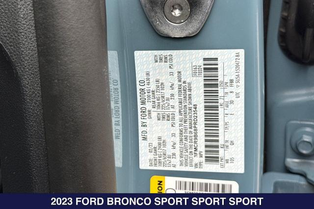 2023 Ford Bronco Sport Big Bend