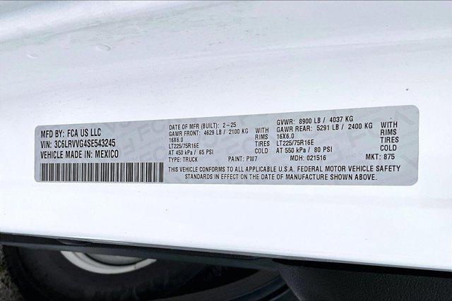 2025 Ram ProMaster 2500 Cargo Van Tradesman Low Roof 136" WB w/Pass Seat