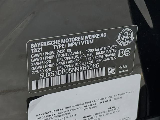 2022 BMW X3 xDrive30i