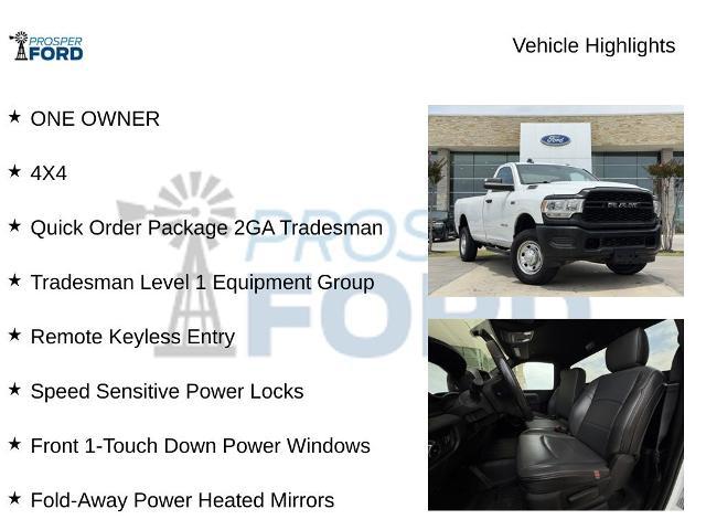 2022 Ram 2500 Tradesman Regular Cab 4x4 8' Box