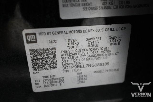 2022 GMC Sierra 1500 Limited 4WD Crew Cab Short Box AT4