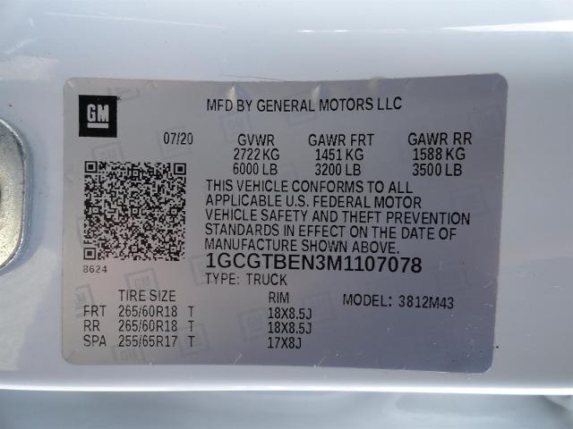 2021 Chevrolet Colorado 4WD Crew Cab Short Box WT