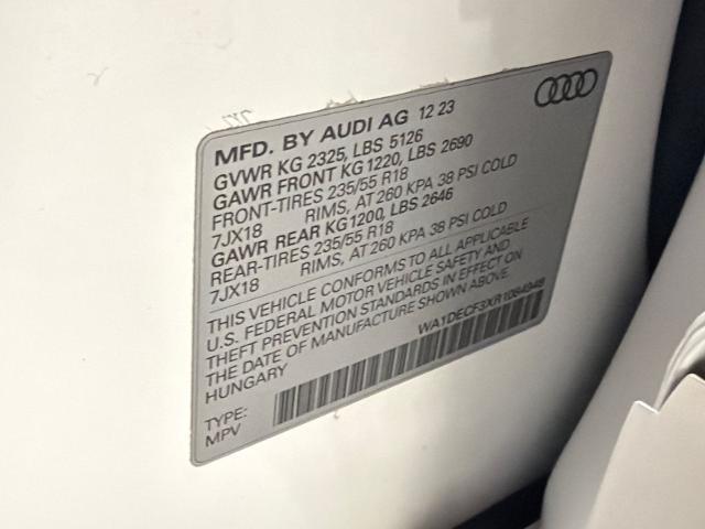 2024 Audi Q3 Premium 45 TFSI S line quattro Tiptronic