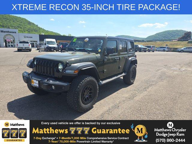 2022 Jeep Wrangler Unlimited Willys 4x4 2022 Jeep Wrangler Unlimited Willys 4x4