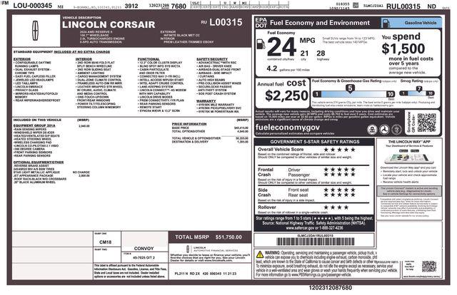 2024 Lincoln Corsair Reserve