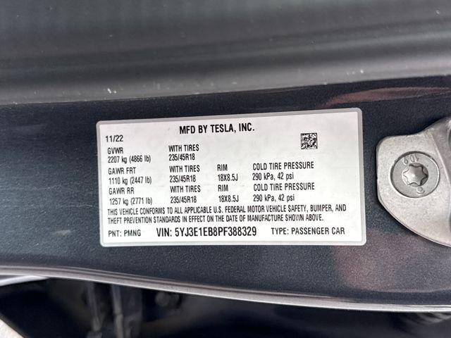 2023 Tesla Model 3 Long Range Dual Motor All-Wheel Drive
