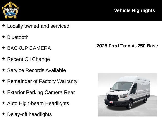 2025 Ford Transit Cargo Van 148 WB High Roof Extended Carg