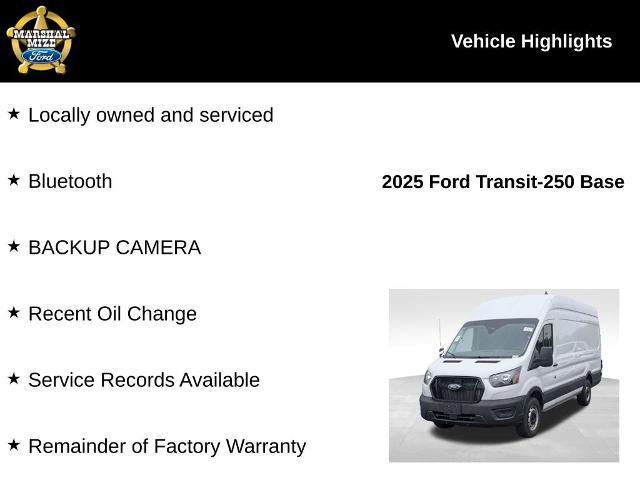 2025 Ford Transit Cargo Van 148 WB High Roof Extended Carg
