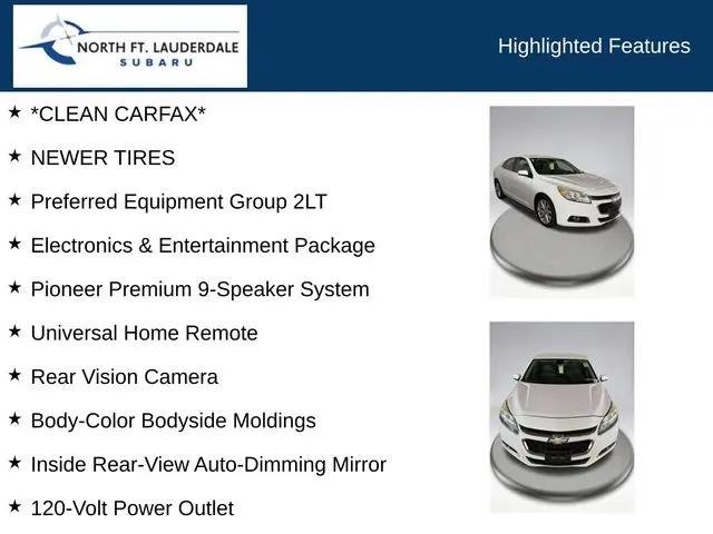 2015 Chevrolet Malibu 2LT