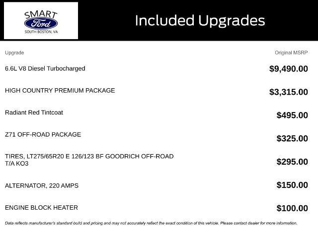 2024 Chevrolet Silverado 2500HD 4WD Crew Cab Standard Bed High Country